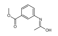 3-(乙酰氨基)苯甲酸甲酯结构式