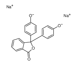 disodium,4-[1-(4-oxidophenyl)-3-oxo-2-benzofuran-1-yl]phenolate Structure