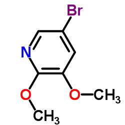 5-溴-2,3-二甲氧基吡啶结构式
