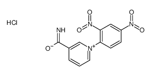 1-(2,4-dinitrophenyl)pyridin-1-ium-3-carboxamide,chloride结构式