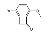 2-bromo-5-methoxybicyclo[4.2.0]octa-1,3,5-trien-7-one Structure