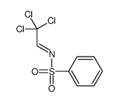 N-(2,2,2-trichloroethylidene)benzenesulfonamide结构式