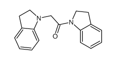 1-((2,3-Dihydro-1H-indol-1-yl)acetyl)-2,3-dihydro-1H-indole结构式