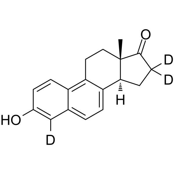 马萘雌甾酮-D3结构式