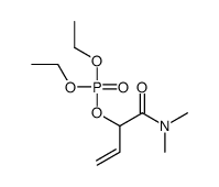 Phosphoric acid diethyl=2-(dimethylcarbamoyl)-1-methylvinyl ester结构式