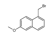1-(bromomethyl)-6-methoxynaphthalene结构式