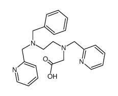 N'-benzyl-N-carboxymethyl-N,N'-bis(2-pyridylmethyl)-1,2-ethanediamine结构式