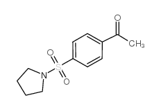 1-[4-(吡咯烷-1-基磺酰基)苯基]乙烷-1-酮结构式