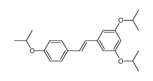 trans-3,4',5-triisopropoxystilbene Structure
