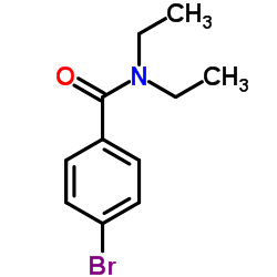 N,N-二乙基-4-溴苯甲酰胺结构式