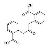 2-[3-(2-carboxyphenyl)-2-oxopropyl]benzoic acid Structure