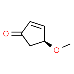 2-Cyclopenten-1-one,4-methoxy-,(S)-(9CI) Structure