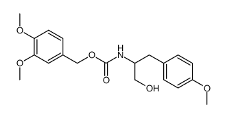 O-methyl-N-(3,4-dimethoxybenzyloxycarbonyl)-tyrosinol Structure