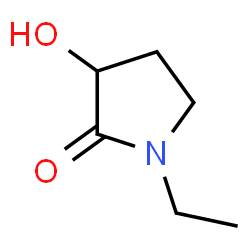 2-Pyrrolidinone,1-ethyl-3-hydroxy-(9CI) Structure