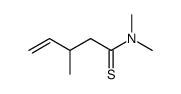 4-Pentenethioamide,N,N,3-trimethyl- Structure