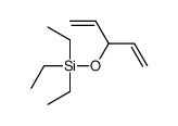 3-TRIETHYLSILOXY-1,4-PENTADIENE结构式