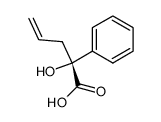 (R)-2-Hydroxy-2-phenyl-4-pentenoic Acid结构式