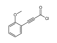 3-(2-methoxyphenyl)prop-2-ynoyl chloride结构式