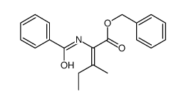 benzyl 2-benzamido-3-methylpent-2-enoate结构式