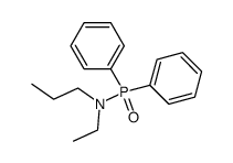 N-ethyl-P,P-diphenyl-N-propylphosphinic amide Structure