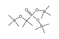 bis(trimethylsilyl) (2-((trimethylsilyl)oxy)propan-2-yl)phosphonate Structure