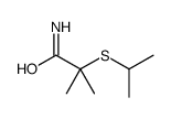 2-(Isopropylthio)-2-methylpropionamide Structure