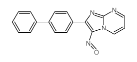 Imidazo[1,2-a]pyrimidine,2-[1,1'-biphenyl]-4-yl-3-nitroso- structure