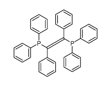 (2-diphenylphosphanyl-1,2-diphenylethenyl)-diphenylphosphane结构式