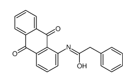 N-(9,10-dioxoanthracen-1-yl)-2-phenylacetamide结构式