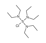 titanium tris(diethylamido)chloride Structure