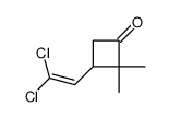 2,2-dimethyl-3-(β,β-dichlorovinyl)-cyclobutanone结构式