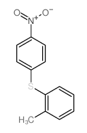 1-methyl-2-(4-nitrophenyl)sulfanyl-benzene结构式