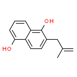 1,5-Naphthalenediol, 2-(2-methyl-2-propenyl)- (9CI) Structure