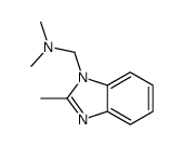 (9ci)-n,n,2-三甲基-1H-苯并咪唑-1-甲胺结构式