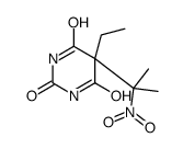 5-Ethyl-5-(1-methyl-1-nitroethyl)barbituric acid Structure