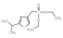 Diethyl 2-isopropylthiazole-4-methylphosphonate结构式