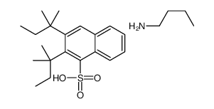 di(tert-pentyl)naphthalenesulphonic acid, compound with butylamine (1:1) Structure