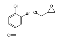 2-bromophenol,2-(chloromethyl)oxirane,formaldehyde Structure