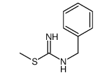 N-苄基-S-甲基异硫脲结构式
