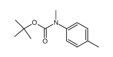 tert-butyl N-p-tolyl-N-methylcarbamate结构式