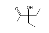 4-ethyl-4-hydroxyhexan-3-one Structure