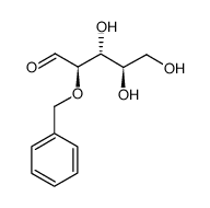 (2R,3R,4R)-2-(benzyloxy)-3,4,5-trihydroxypentanal结构式