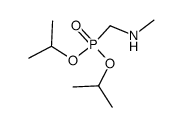 diisopropyl ((methylamino)methyl)phosphonate Structure