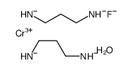 3-azanidylpropylazanide,fluorochromium(2+),hydrate结构式