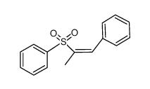 Z-1-phenyl-2-(benzenesulphonyl)-prop-1-ene结构式