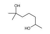 2-methylheptane-2,6-diol结构式