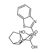 3-[N-(2-Benzothiazolyl)carbamoyl]-7-oxabicyclo[2.2.1]heptane-2-carboxylic acid Structure