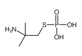 (2-amino-2-methylpropyl)sulfanylphosphonic acid Structure