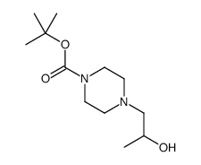 4-(2-羟基丙基)哌嗪-1-羧酸叔丁酯结构式