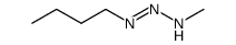 1-n-butyl-3-methyltriazene Structure